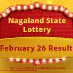 Lottery Sambad Today Result