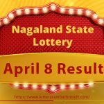 Lottery Sambad Result Today 08/04/204