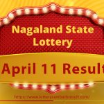 Today Lottery Sambad Result