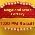 Lottery Sambad 1 PM Results